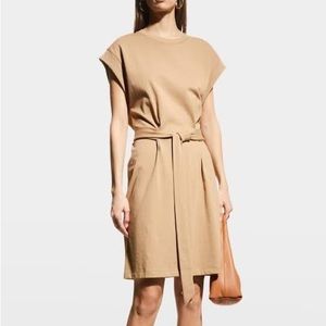 VINCE
Short-Sleeve Tie-Waist Dress